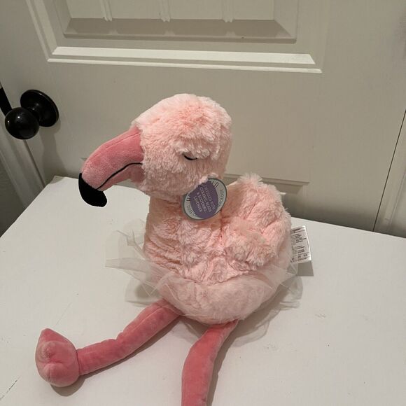 Cozy Hugs Jumbo 18” Soothing Aromatherapy Hot Cold Buddy Soft Flamingo Plush - Picture 3 of 10